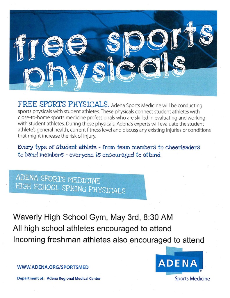Adena FREE Sport Physicals